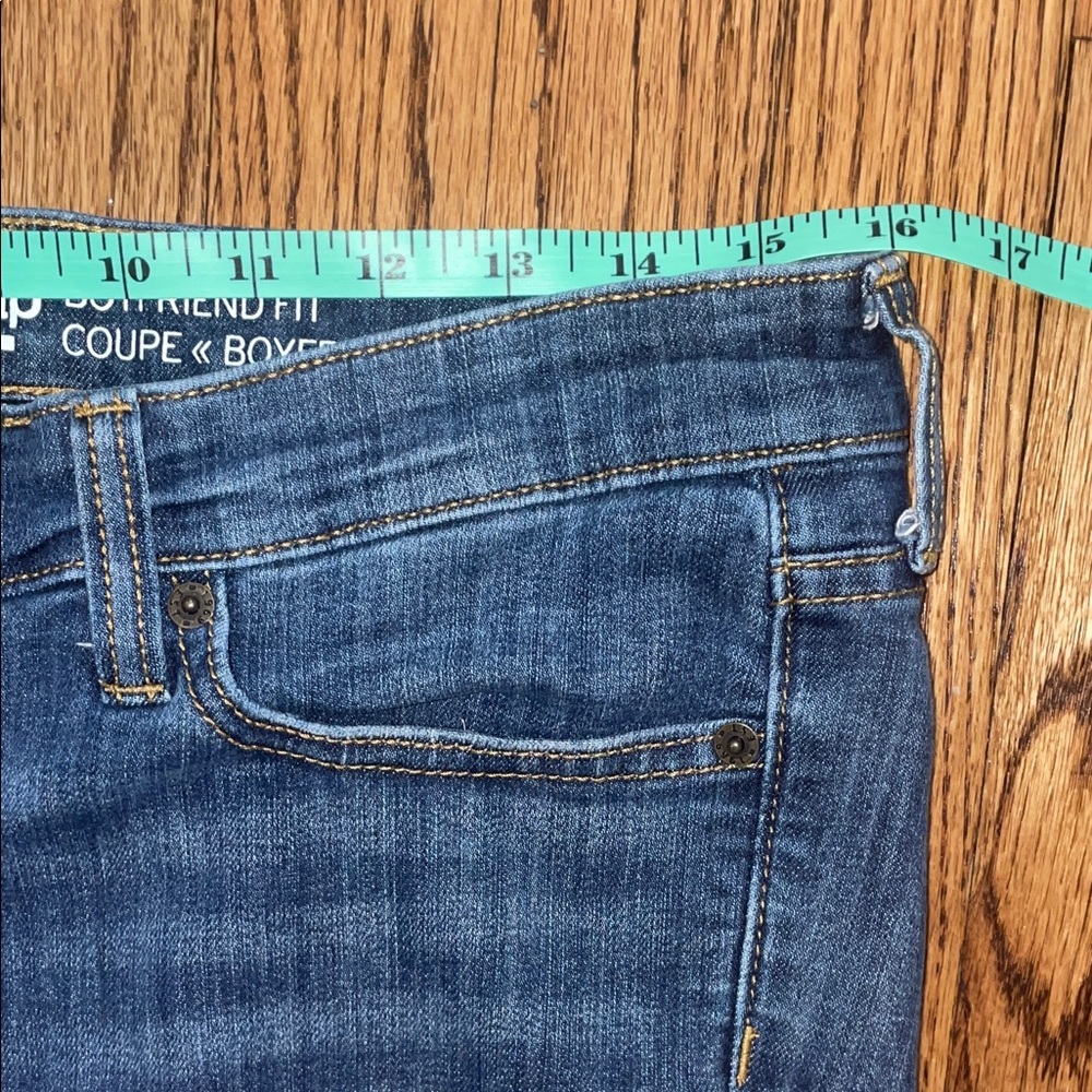 GAP Boyfriend Fit Denim Jeans - Dark Blue - Picture 7 of 9